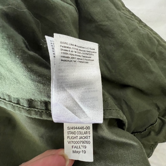 NEW‎ Banana Republic Utility Flight Jacket Size XS - Picture 11 of 13